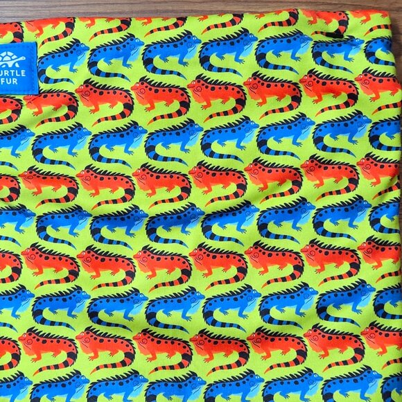 Kids Lined Neck Warmer Comfort Shell lined with Comfort Plush Iguana Iguana - Picture 5 of 9